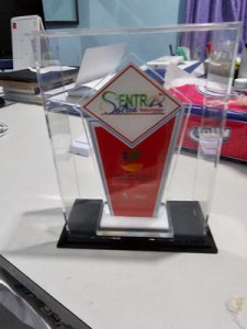 Plaquette en cake van de regering